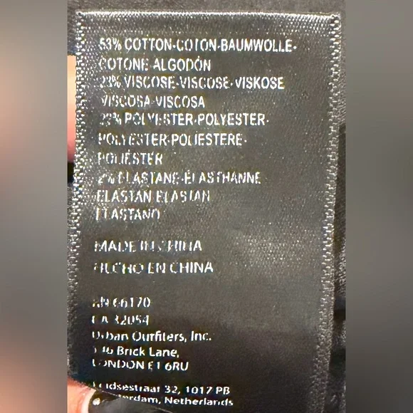 Free People We The Free Penny Pull On Flare Jeans Size 27 Star Print Mid Rise - Picture 6 of 6